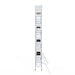 Gerüstanhänger 250 + Rollgerüst Basic 90x250 10,2m Arbeitshöhe - Gerüstexpress.de