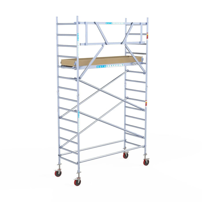 Gerüstanhänger 250 + Rollgerüst Basic 90x250 5,2m Arbeitshöhe - Gerüstexpress.de