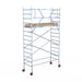 Gerüstanhänger 250 + Rollgerüst Basic 90x250 5,2m Arbeitshöhe - Gerüstexpress.de