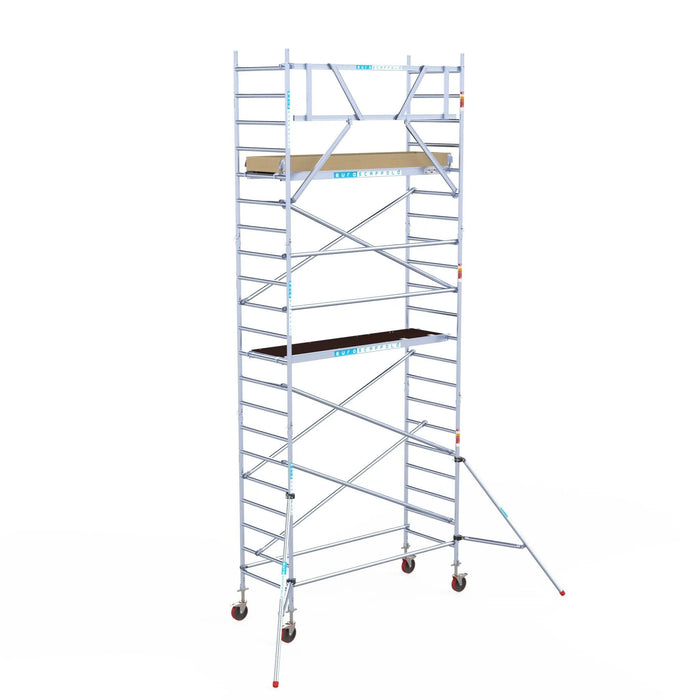 Gerüstanhänger 250 + Rollgerüst Basic 90x250 7,2m Arbeitshöhe - Gerüstexpress.de