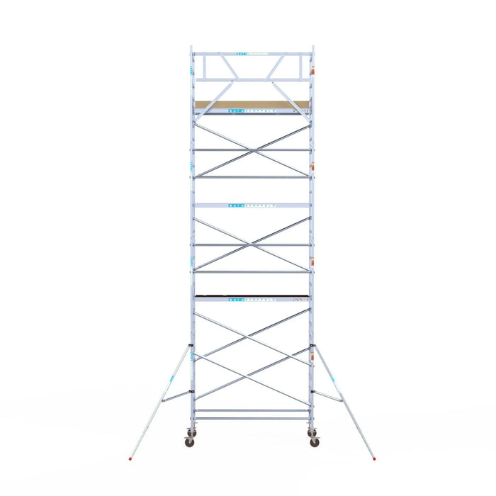Gerüstanhänger 250 + Rollgerüst Basic 90x250 9,2m Arbeitshöhe - Gerüstexpress.de
