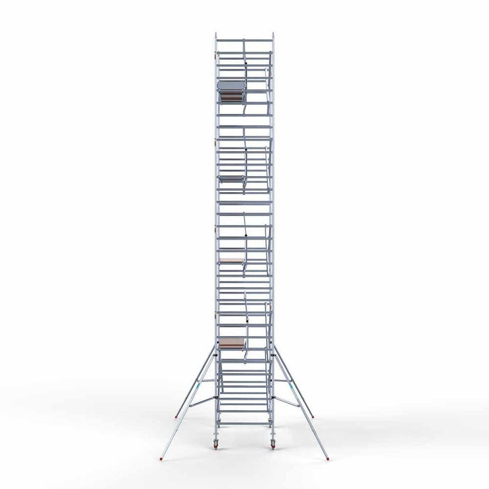 Gerüstanhänger 250 + Rollgerüst Euro 135x250 10,2m Arbeitshöhe einfaches Sicherheitsgeländer - Gerüstexpress.de