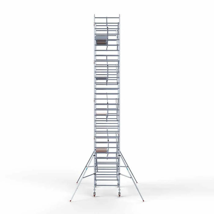 Gerüstanhänger 250 + Rollgerüst Euro 135x250 10,2m Arbeitshöhe einfaches Sicherheitsgeländer - Gerüstexpress.de