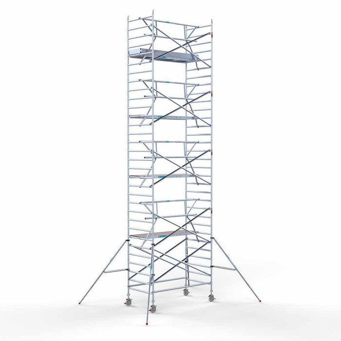 Gerüstanhänger 250 + Rollgerüst Euro 135x250 10,2m Arbeitshöhe einfaches Sicherheitsgeländer - Gerüstexpress.de