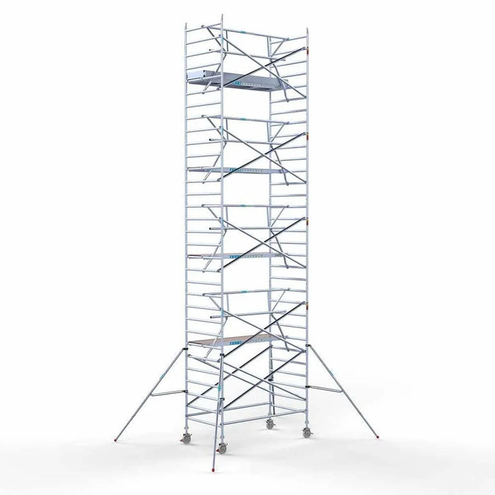 Gerüstanhänger 250 + Rollgerüst Euro 135x250 10,2m Arbeitshöhe einfaches Sicherheitsgeländer - Gerüstexpress.de
