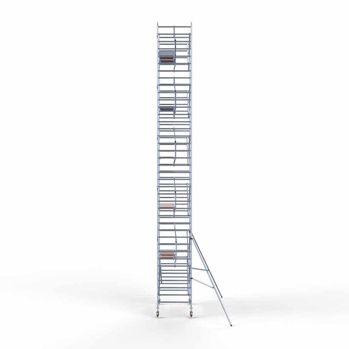 Gerüstanhänger 250 + Rollgerüst Euro 135x250 12,2m Arbeitshöhe einfaches Sicherheitsgeländer - Gerüstexpress.de