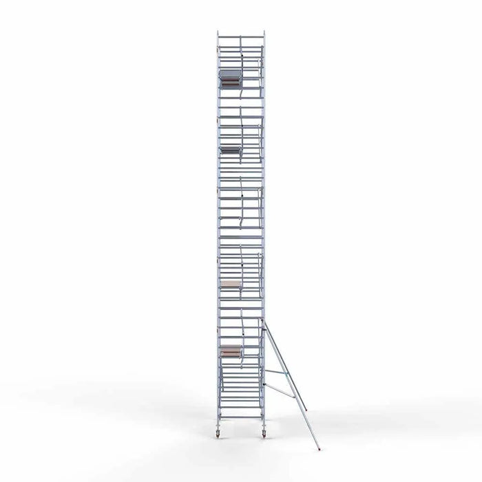 Gerüstanhänger 250 + Rollgerüst Euro 135x250 12,2m Arbeitshöhe einfaches Sicherheitsgeländer - Gerüstexpress.de