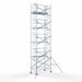 Gerüstanhänger 250 + Rollgerüst Standard 135x250 10,2m Arbeitshöhe einfaches Sicherheitsgeländer - Gerüstexpress.de
