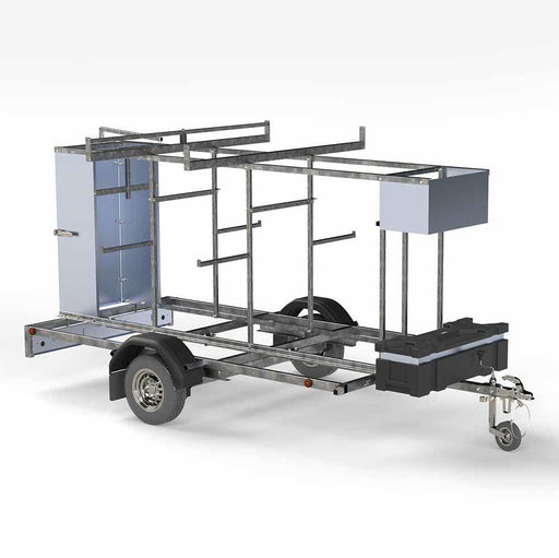 Gerüstanhänger 305 cm abschließbar - Gerüstexpress.de