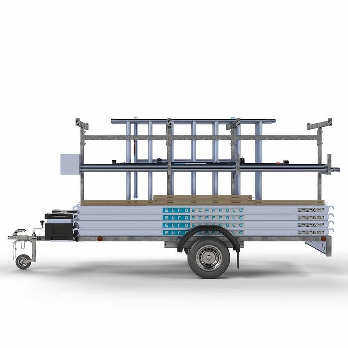 Gerüstanhänger 305 + Rollgerüst Basic 75x305 6,2m Arbeitshöhe - Gerüstexpress.de