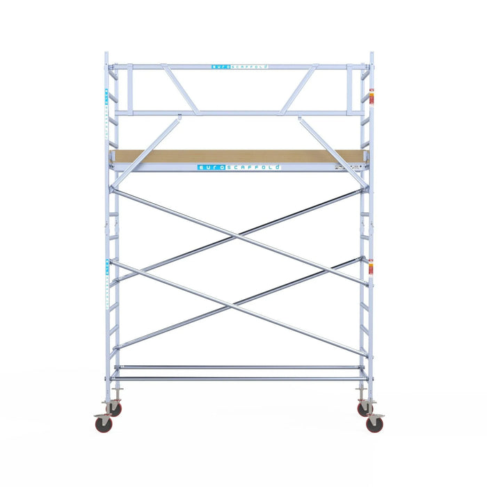 Gerüstanhänger 305 + Rollgerüst Basic 90x305 5,2m Arbeitshöhe - Gerüstexpress.de