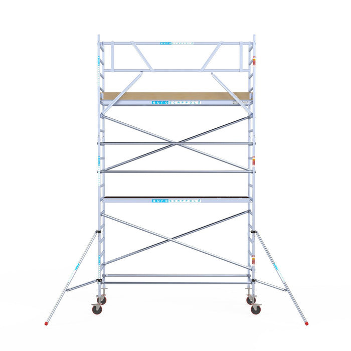 Gerüstanhänger 305 + Rollgerüst Basic 90x305 6,2m Arbeitshöhe - Gerüstexpress.de