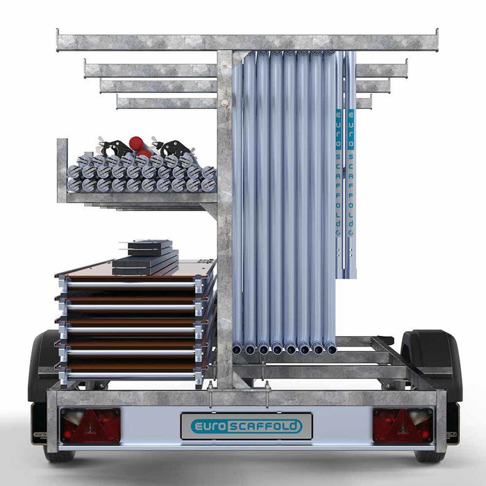 Gerüstanhänger 305 + Rollgerüst Standard 135x305 10,2m Arbeitshöhe - Gerüstexpress.de