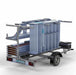 Gerüstanhänger 305 + Rollgerüst Standard 135x305 10,2m Arbeitshöhe einfaches Sicherheitsgeländer - Gerüstexpress.de