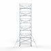 Gerüstanhänger 305 + Rollgerüst Standard 135x305 12,2m Arbeitshöhe einfaches Sicherheitsgeländer - Gerüstexpress.de