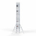 Gerüstanhänger 305 + Rollgerüst Standard 135x305 12,2m Arbeitshöhe einfaches Sicherheitsgeländer - Gerüstexpress.de