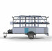 Gerüstanhänger 305 + Rollgerüst Standard 135x305 8,2m Arbeitshöhe einfaches Sicherheitsgeländer - Gerüstexpress.de