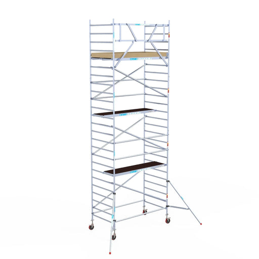 Gerüstanhänger + Rollgerüst Basic 135x250 8,2m Arbeitshöhe - Gerüstexpress.de