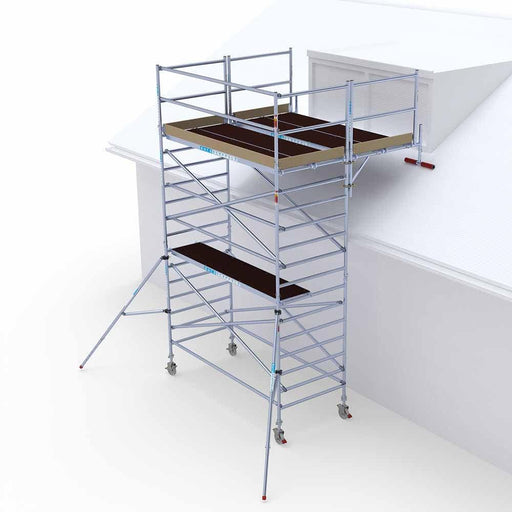 Gerüsterweiterung Dachgaube Ausweichkonsole komplett Europen für sichere Montage - Gerüstexpress.de