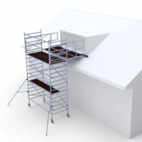 Extension d'échafaudage, support alternatif pour lucarne, échafaudage roulant XL, max. 4 plates-formes