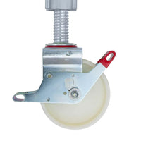 Gerüsträder aus Nylon + Spindel aus Aluminium