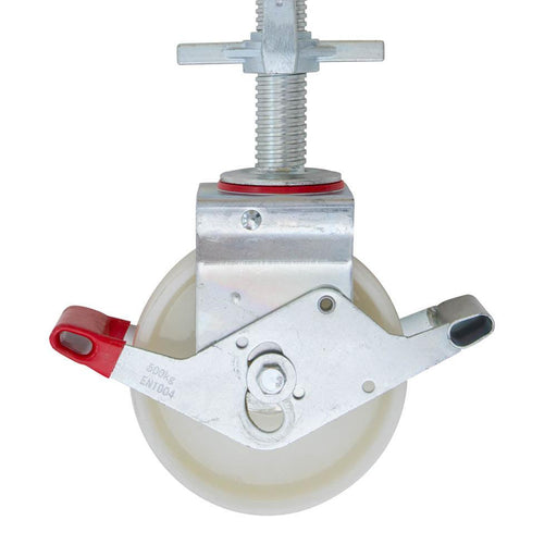 Gerüsträder aus Nylon + Stahlspindel - Gerüstexpress.de