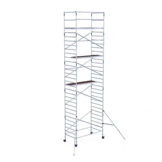 Heimwerker Rollgerüst Alumexx Budget 135x250 10,2m Arbeitshöhe - Gerüstexpress.de