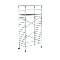 Échafaudage roulant DIY Alumexx Budget 135x250 6,2 m de hauteur de travail