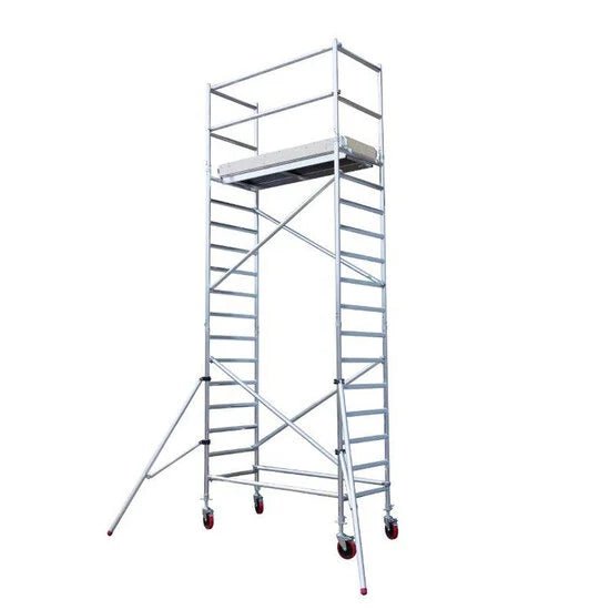 Heimwerker Rollgerüst Euroscaffold Budget 75x190 6,2m Arbeitshöhe - Gerüstexpress.de