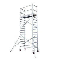 DIY rolling scaffold Euroscaffold Budget 75x250 6.2m working height