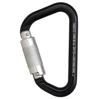Kratos Aluminiumkarabiner mit Automatikverschluss Vierteldrehung