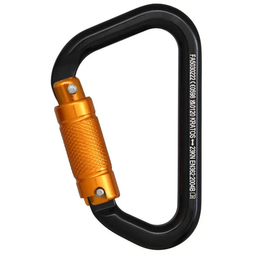 Kratos Aluminiumkarabiner mit dreifach wirkendem Automatikverschluss - Gerüstexpress.de