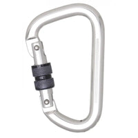 Kratos Aluminiumkarabiner mit Schraubverschluss
