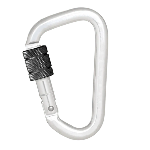 Kratos Aluminiumkarabiner mit Schraubverschluss - Keylock Version - Gerüstexpress.de