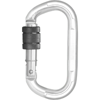 Kratos Aluminiumkarabiner mit Schraubverschluss - Keylock Version
