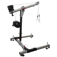 Kratos EasySafeWay 1, mobiles H-förmiges Basis Davit System (915 mm hoher Masten)