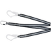 Kratos FIRE FREE - Flammbeständiges Y - Verbindungsmittel für Rückhaltesysteme 1,5 m mit Karabiner FA 5010117 und FA 5020755 - Gerüstexpress.de