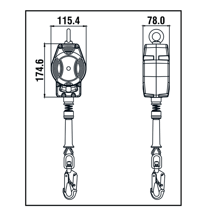 Kratos HELIXON / HELIXON - S Höhensicherungsgerät mit automatischem - Gerüstexpress.de