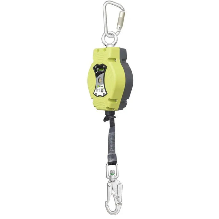 Kratos HELIXON Polyestergurtband, Höhensicherungsgerät mit automatischem Rückzug 6 m, Nur für den vertikalen Gebrauch - Gerüstexpress.de