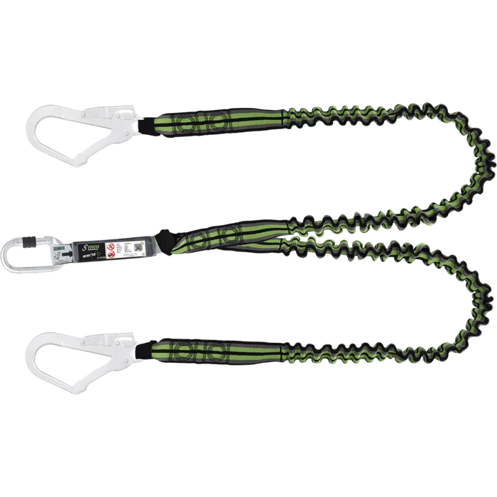 Kratos HOPE - Y - Verbindungsmittel aus elastischem Gurtband mit Falldämpfer 1,50 m mit Karabiner FA5010117 und 2 x FA5020755 - Gerüstexpress.de