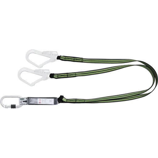 Kratos HOPE - Y - Verbindungsmittel mit Falldämpfer aus Gurtband 1,80 m mit Karabiner FA5010117 und 2 x FA5020755 - Gerüstexpress.de