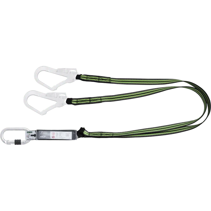 Kratos HOPE - Y - Verbindungsmittel mit Falldämpfer aus Gurtband 1,80 m mit Karabiner FA5010117 und 2 x FA5020755 - Gerüstexpress.de