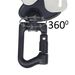 Kratos HUKA - 2 - Karabinerhaken aus Aluminium, Typ Keylock mit Drehwirbel - Gerüstexpress.de