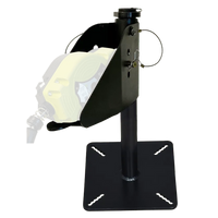 Kratos IBIS - Um 360° drehbarer Anschlagpunkt mit automatischem Rückzug auf Terrassendach
