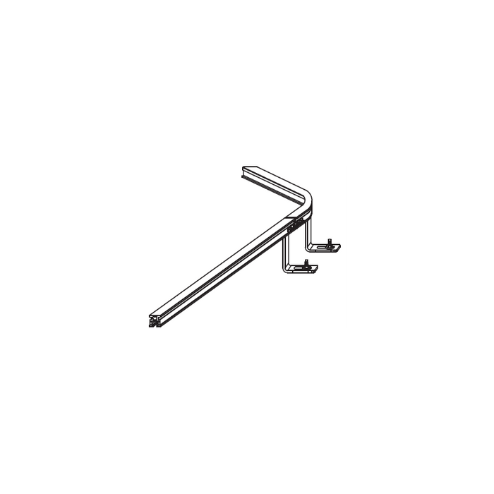 Kratos KS - RAIL - 90 ° - Krügewinkel - Zwischenscheibe für Boden / Decke - Gerüstexpress.de
