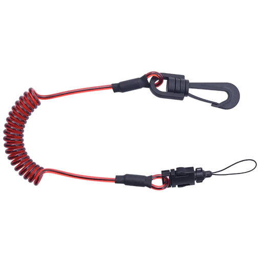 Kratos Mini - Spiralwerkzeugband mit Drehgelenk und abnehmbarer Befestigungsschlaufe - Gerüstexpress.de