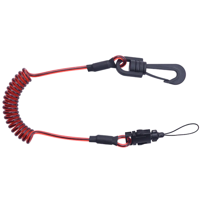 Kratos Mini - Spiralwerkzeugband mit Drehgelenk und abnehmbarer Befestigungsschlaufe - Gerüstexpress.de
