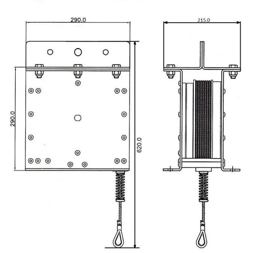 Kratos SENTINELS MAX - Lastsicherungsgerät (max. 1000 kg) - Gerüstexpress.de