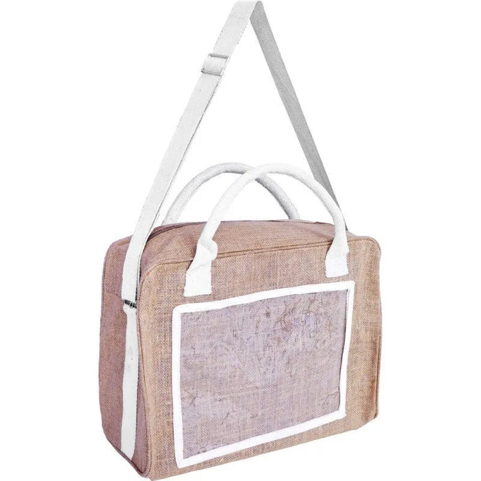 Kratos Sporttasche (Jutetasche) mit 2 Griffen und Tragegurt - Gerüstexpress.de