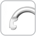 Kratos Stahlkarabiner mit Automatikverschluss Vierteldrehung (Twist - Lock) mit 16 mm Öffnungsweite - Gerüstexpress.de